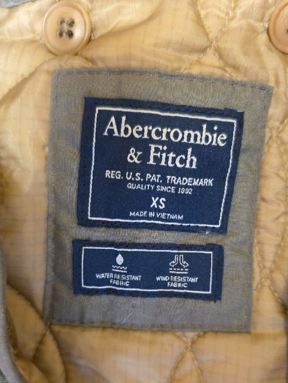 Abercrombie & Fitch Military Field Utility Hooded Jacket Green Size XS - Picture 2 of 15